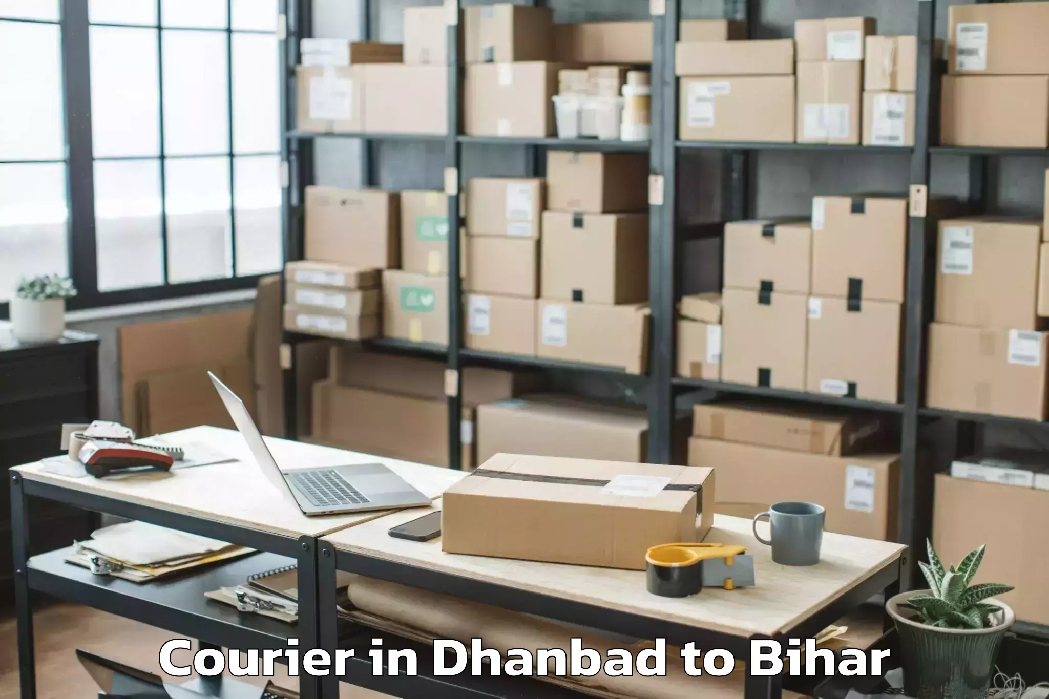 Trusted Dhanbad to Barauli Courier